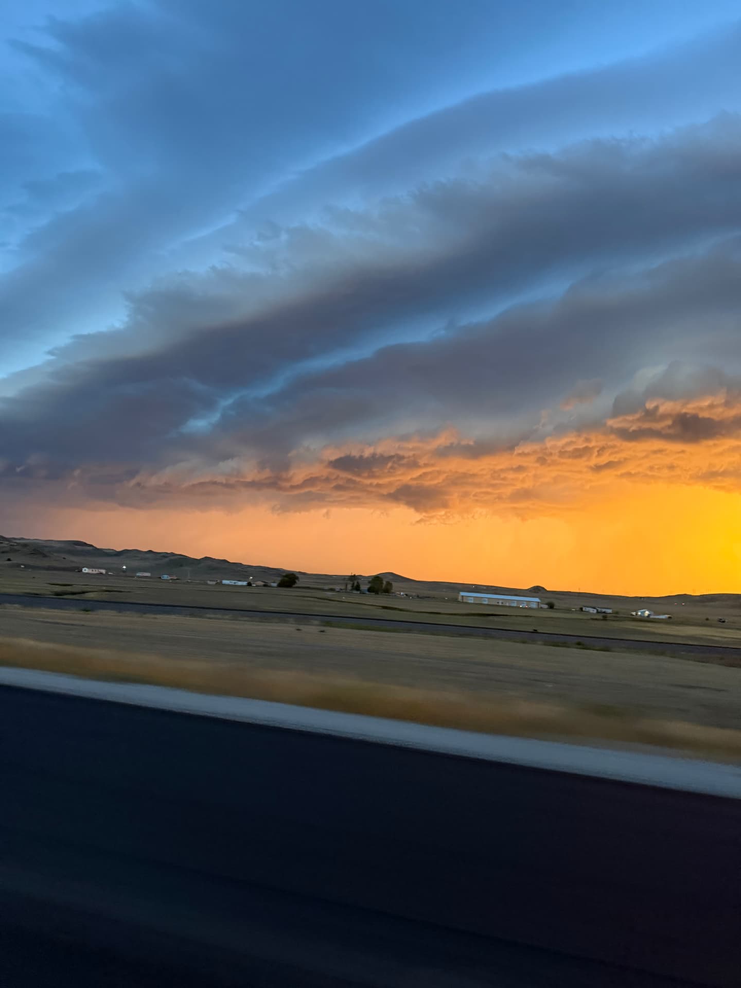 Shelf Cloud at Sundown — The High Plains